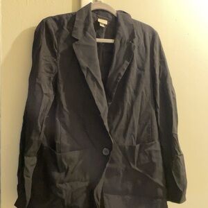 A New Day Black Blazer Structured Suit Jacket